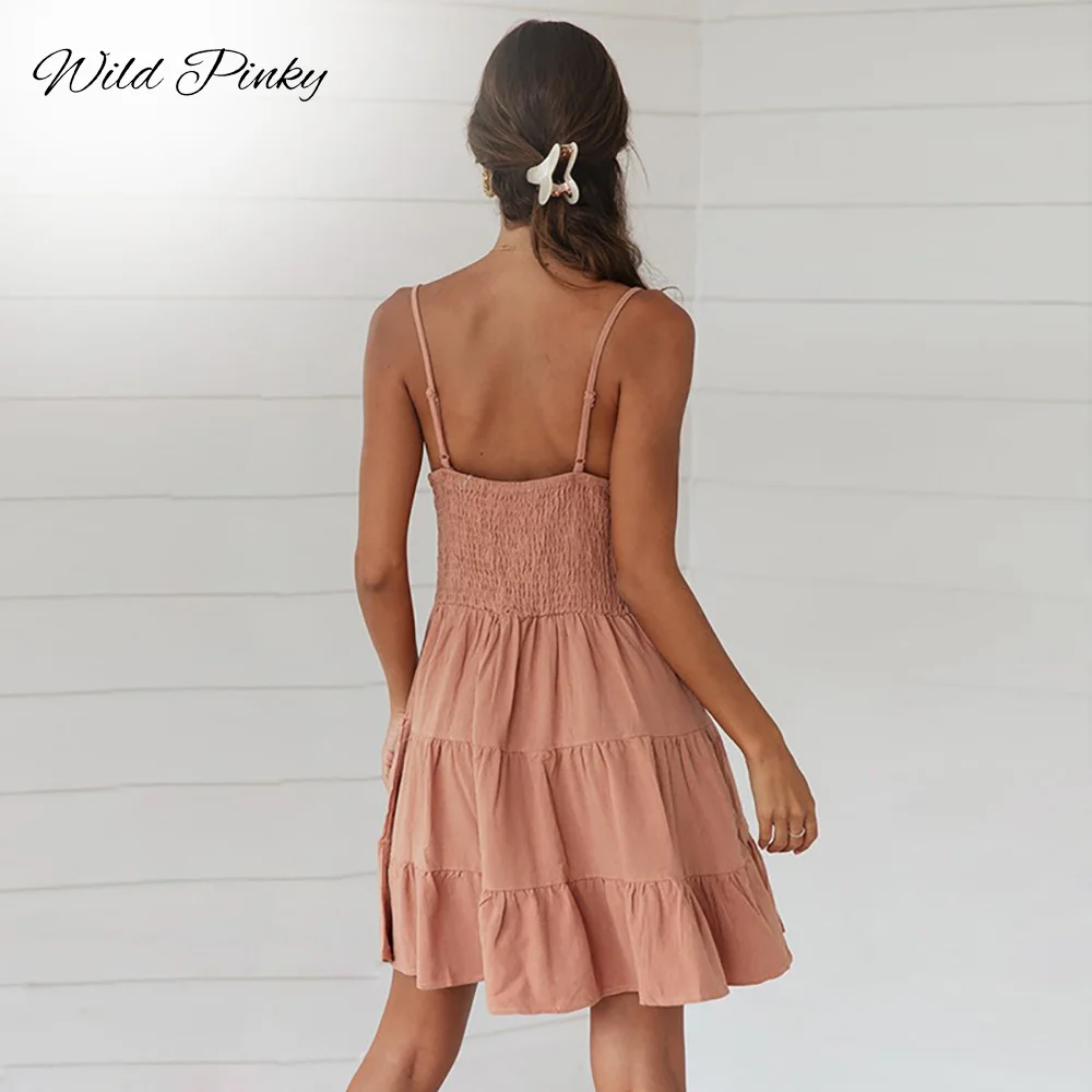 WildPinky Summer Bohemia Dress Spaghetti Strap Peplum Dress Women V Neck Backless Sexy Dress Chic Backless Beach BOHO Vestidos WildPinky Summer Bohemia Dress Spaghetti Strap Peplum Dress Women V Neck Backless Sexy Dress Chic Backless Beach BOHO Vestidos