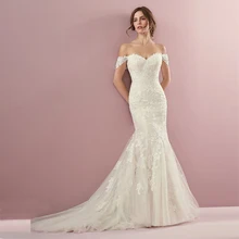 Verngo Mermaid Wedding Dress Appliques Lace Wedding Gowns Lace-up Back Bride Dress Plus Size Wedding Dress 2019 Vestido Novia Verngo Mermaid Wedding Dress Appliques Lace Wedding Gowns Lace-up Back Bride Dress Plus Size Wedding Dress 2019 Vestido Novia