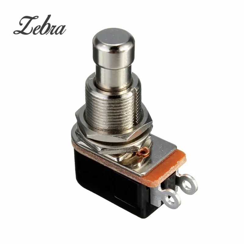 

Durable Rustless Push Button Switch SPST Momentary Soft Touch Push Button Stomp Foot Pedal Switch For Electric Guitar Parts
