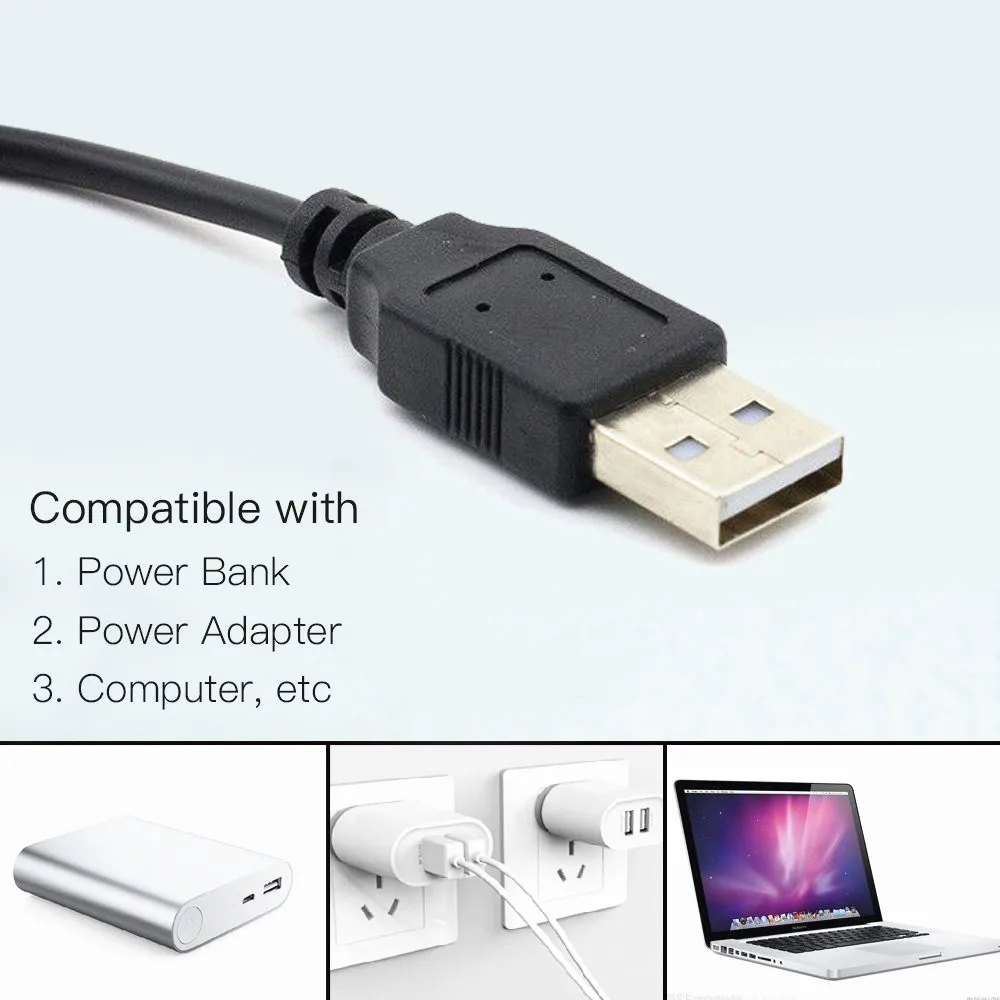 Светодиодный ночник 5 В USB м 10 серебристая проволока праздничная уличная гирлянда