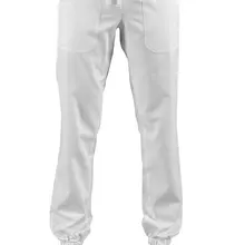 Брюки стретч белого цвета