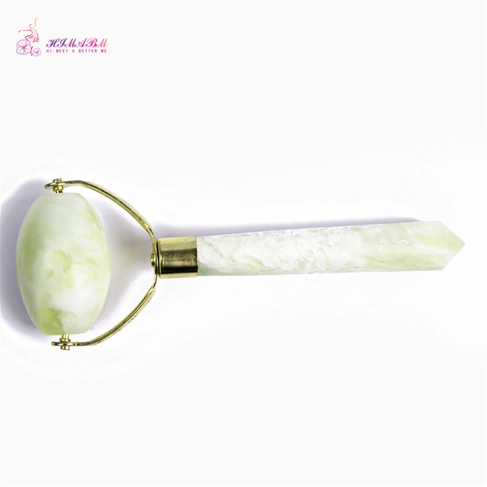 HIMABM Natural Xiuyan Jade Roller Facial Beauty Tool Facial Eye Neck Body Anti Ageing Therapy Massage HIMABM Natural Xiuyan Jade Roller Facial Beauty Tool Facial Eye Neck Body Anti Ageing Therapy Massage