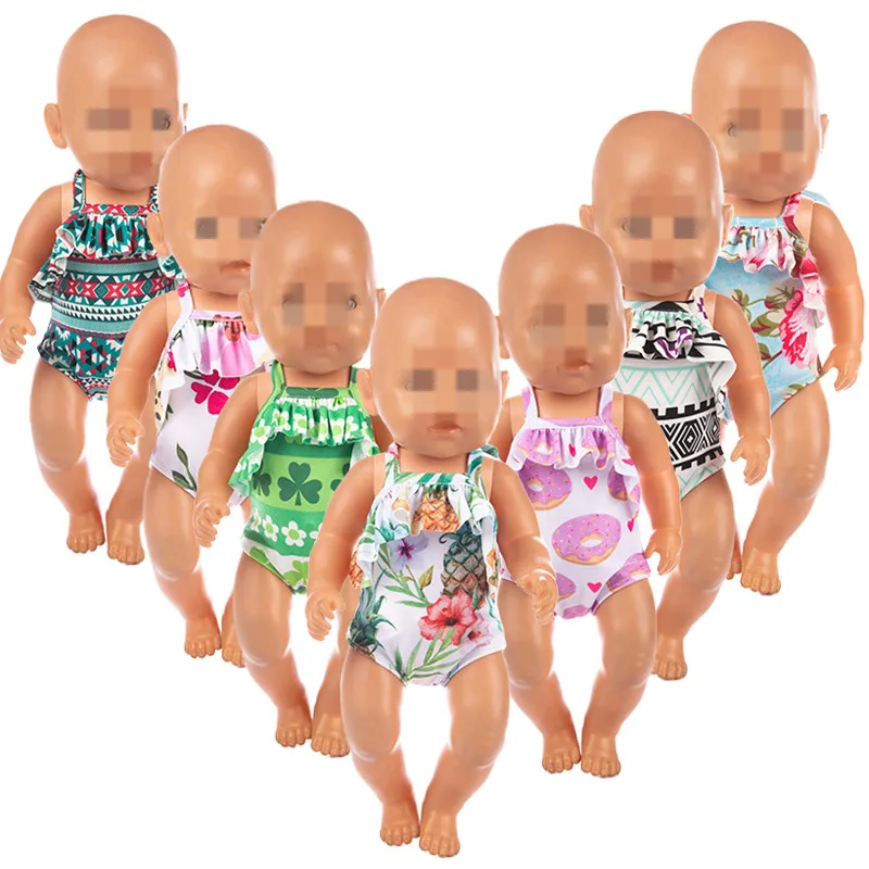 Костюм для плавания Born New Baby 18 дюймов 43 см|Куклы| |