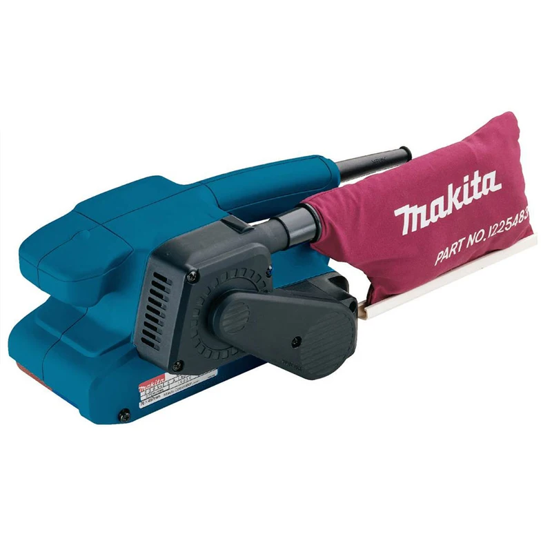 Машина шлифовальная ленточная Makita 9910 (мощность 650 Вт, Скорость ленты 270 м/мин., размер ленты 457*76 )