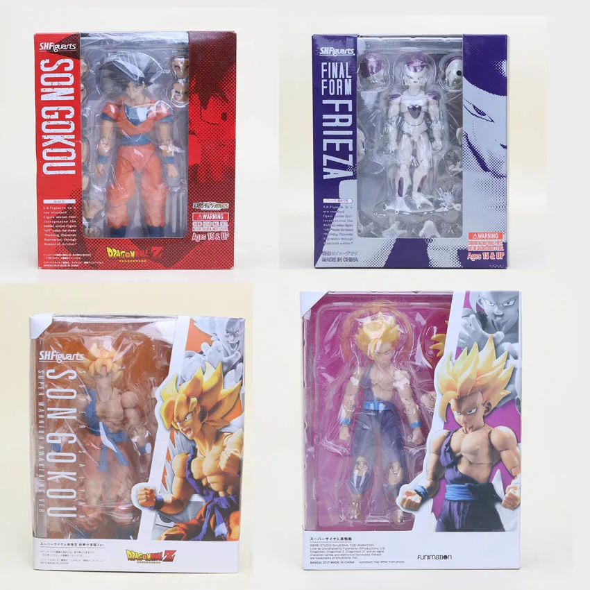Аниме Драконий жемчуг Z figura сын Супер Saiyan морозильник Гохан Ball фигурку ПВХ СВЧ