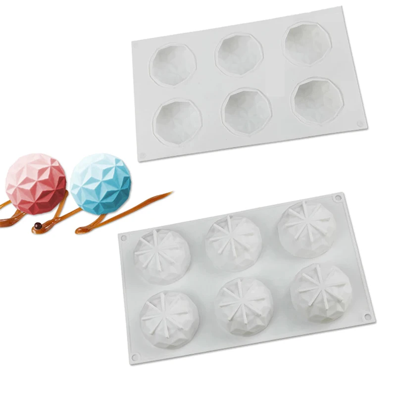 

Silicone Diamond Shape Mold Baking Decorating Tools For DIY Chocolates Cupcake Cheesecake Mousse Jelly Mould Baking Accessories