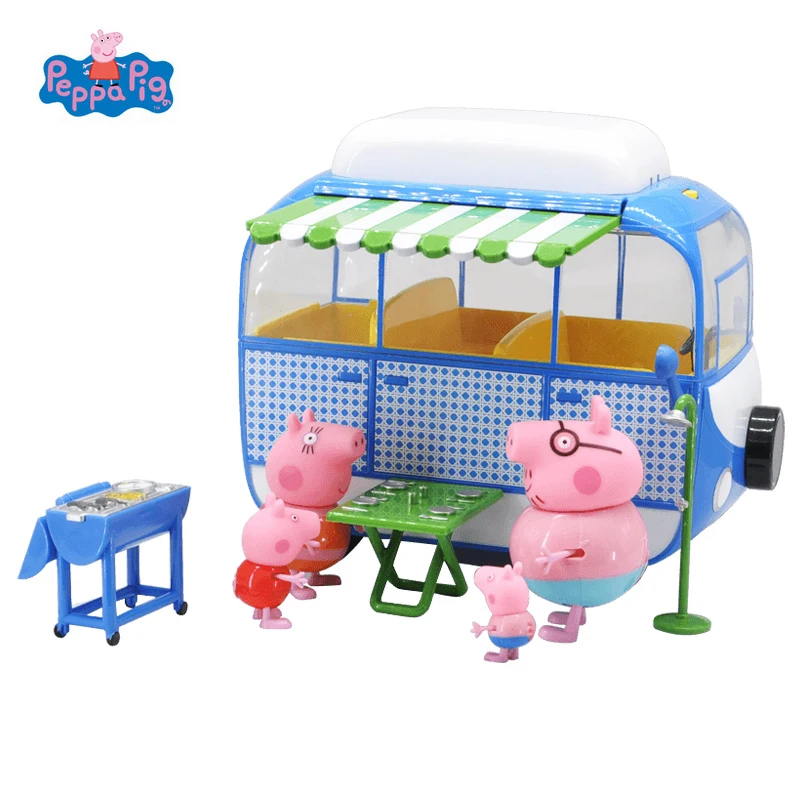 Оригинальная игрушка Peppa, Свинка Джордж, фигурки, кукла Peppa, друзья, любовь, обучение, классная сцена, развивающие игрушки, Детский Рождественский подарок