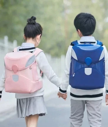 Xiaomi Youpin детская школьная сумка 2 студенческий рюкзак нагрузки 3M Светоотражающий материал ночное линии детская чехол с крышкой