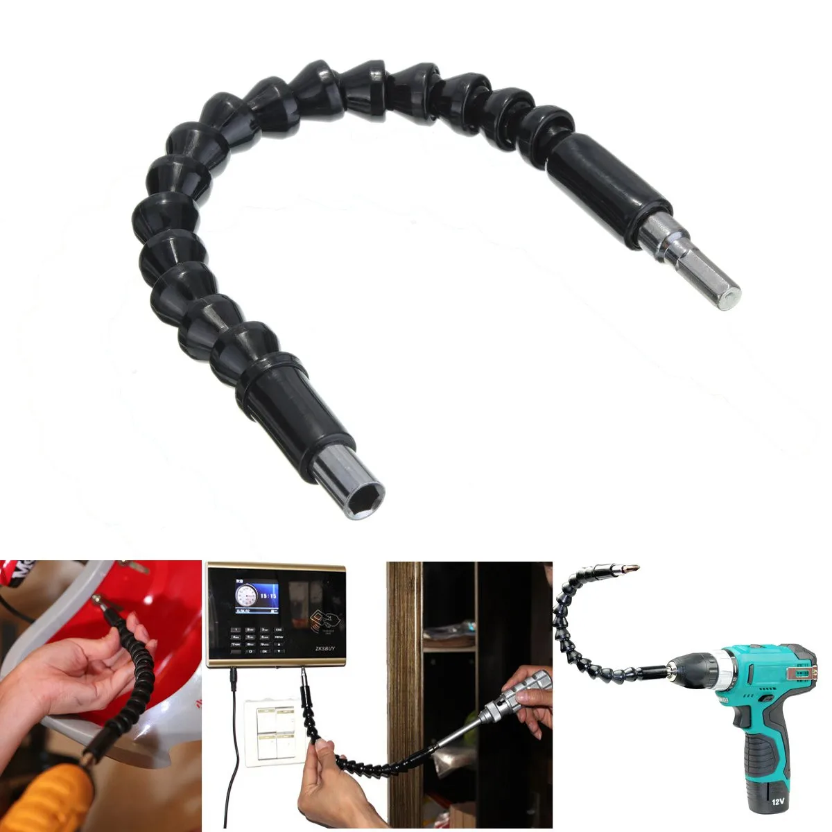 290mm Flexible Shaft Bit Extention Screwdriver Drill Bit Holder Connect