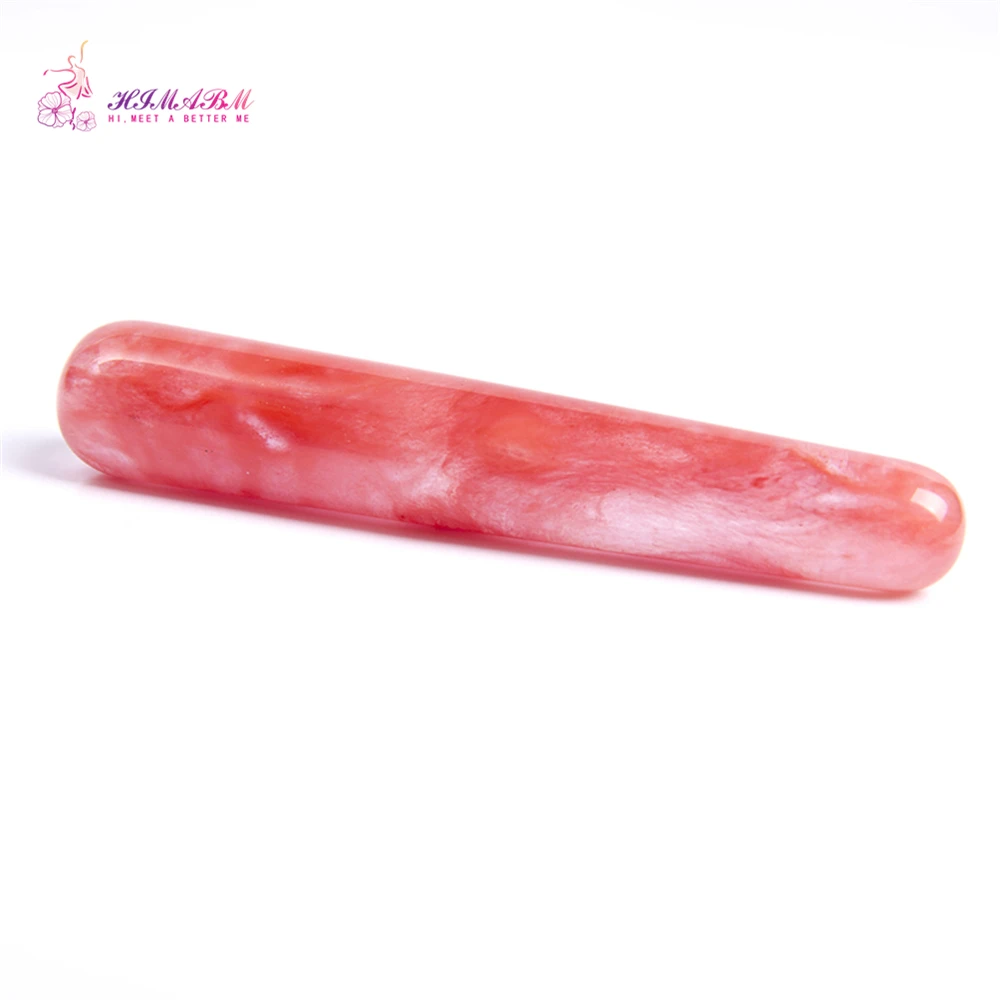 HIMABM Watermelon Crystal Massage Wand Reflexology Massage Crystal Energy Healing HIMABM Watermelon Crystal Massage Wand Reflexology Massage Crystal Energy Healing