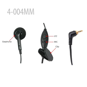 

Hot Portable 4-004MM One Wire headset walkie ear hook