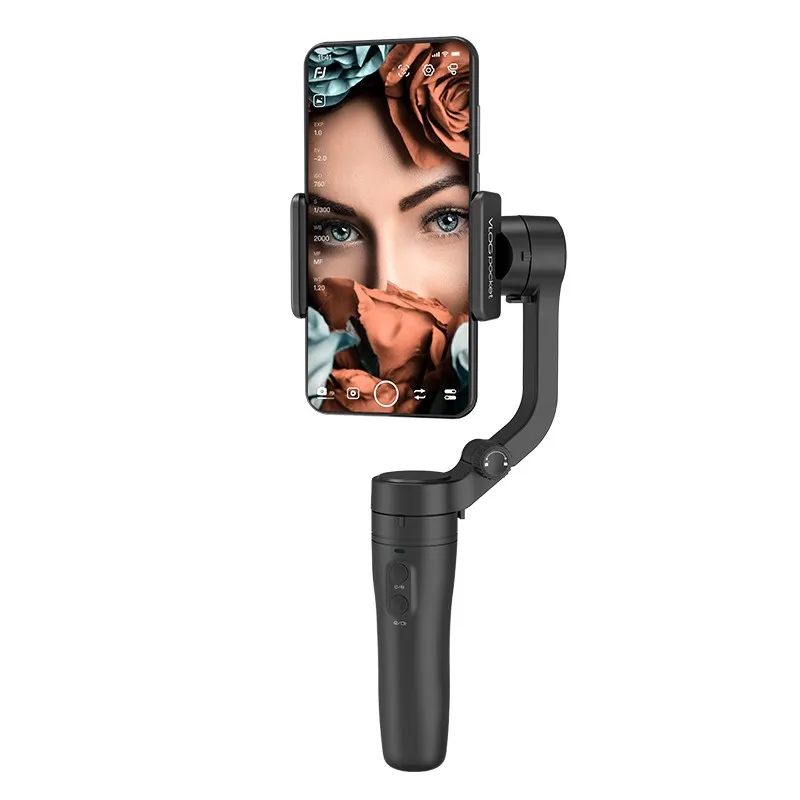 

Feiyutech VlogPocket Foldable Phone Gimbal 3 Axis Stabilizer for iPhone Huawei SamsungWith Motor-lock Design 240g Payload