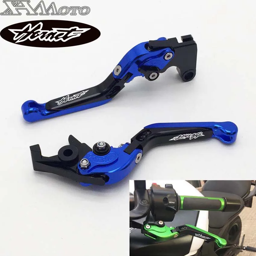 With Logo Motorcycle Folding Extendable CNC Moto Adjustable Clutch Brake Levers For Honda ST1300 ST1300A 2003 2004 2005-2007 | Автомобили