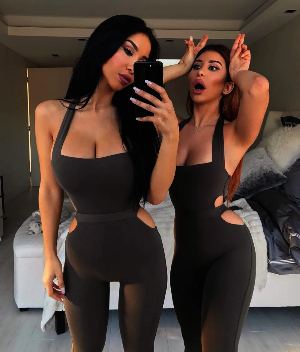 

2019 Spring New Women Jumpsuit Evening Overall Clubwear Party Pants Romper Casual Sleeveless Skinny Trousers Playsuit