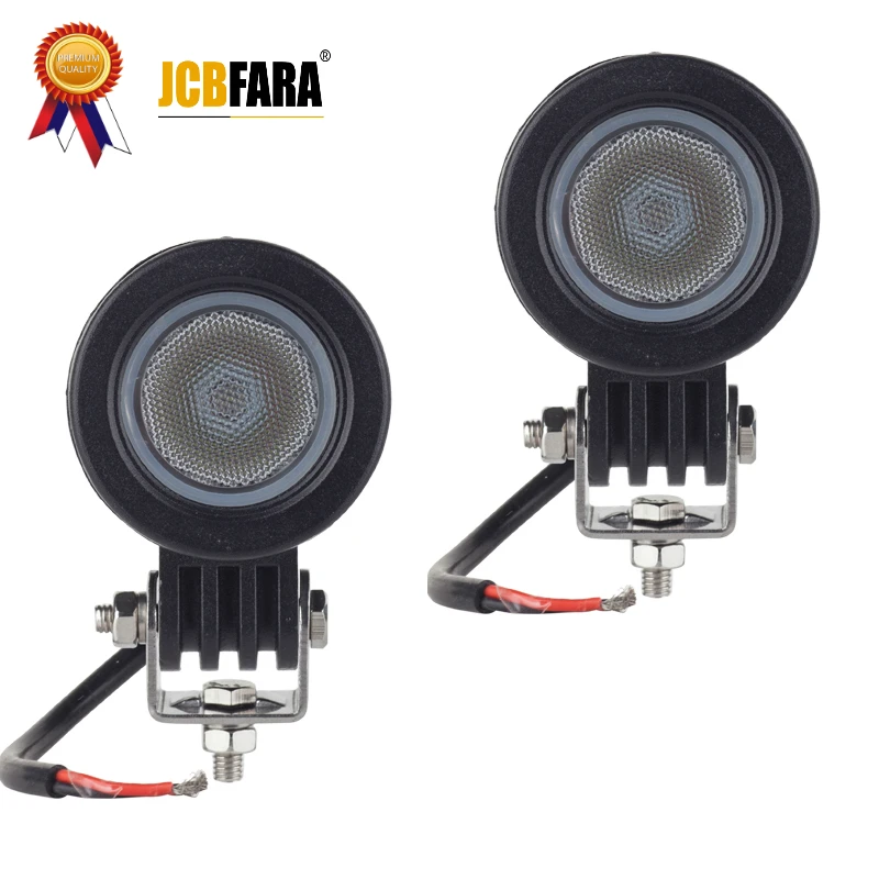 

10w Led Work Light Square Round Driving Spot Flood Lamp 2 Inch 12V Car Auto SUV ATV 4X4WD Offroad Motorcycle Truck Headlight