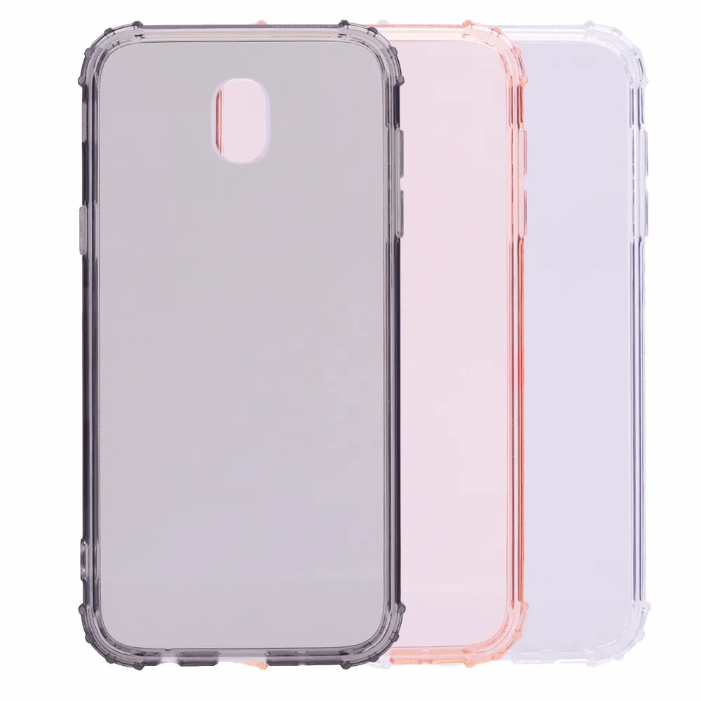 Slim Thin Back Case Soft TPU Hard PC Acrylic Transparent Clear Cover For Samsung J530 |