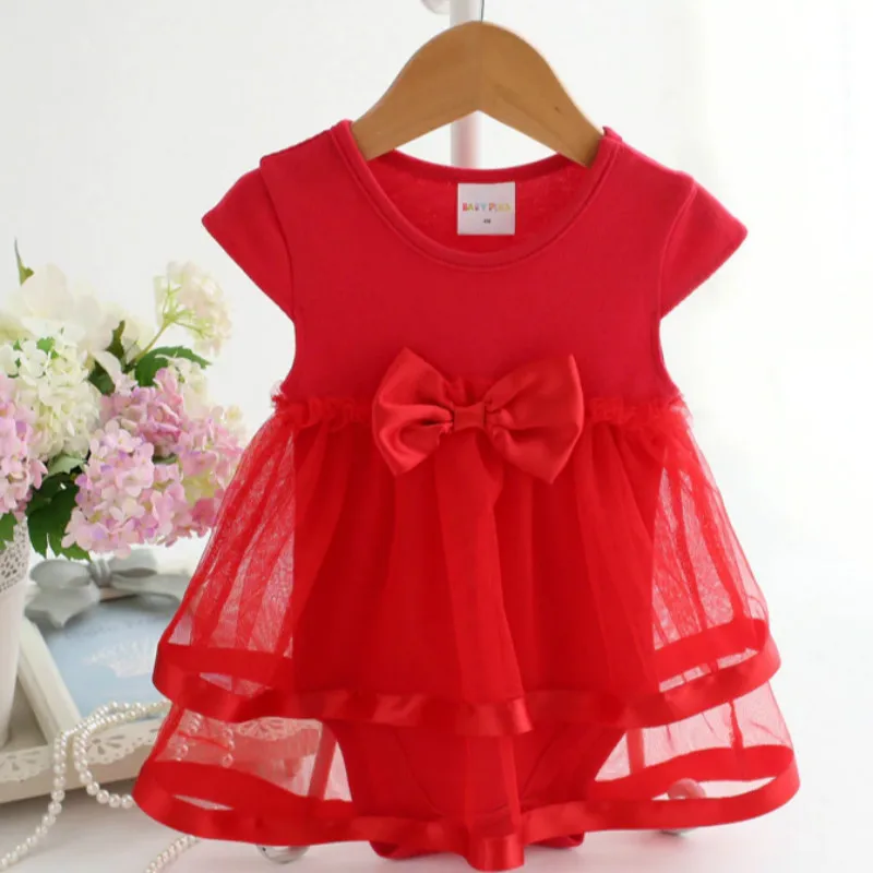 

Girls Dress 2018 Fashion New Baby New Children's Beautiful Princess Girls Mesh Short-sleeved Pettiskirt Little Princess Dress