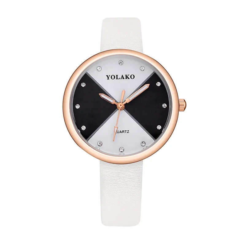 Newly Design Women's watches brand luxury fashion ladies watch Girl Leather Band Round Wrist Watch clock Montre femme Y27 (7)