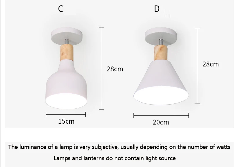 Conduziu a Luz de Teto de Madeira Lâmpadas para Corredor Moderno Nordic Luminair Ferro Metal Corredor Madeira Cinza Branco Luminária Barra 19 Cheap Luzes de teto