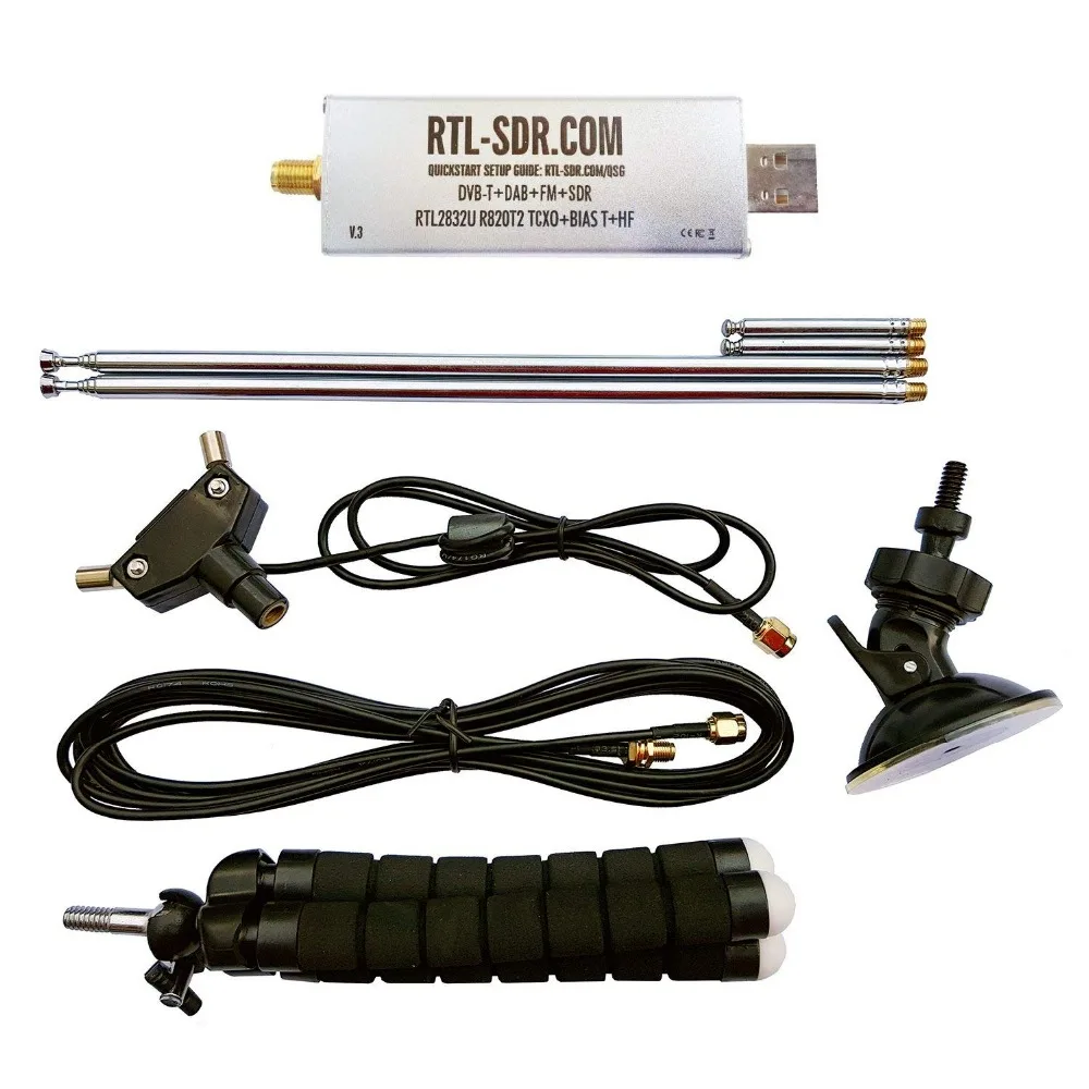 RTL SDR блог V3 R820T2 RTL2832U 1PPM TCXO SMA rtlsdr Software Defined Radio с многоцелевой дипольная