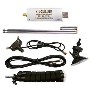 Radio Definida por oftware, Transmisor con Antena Dipolo Multipropósito, RTL-SDR, RTL, SDR, V3, R820T2, RTL2832U, 1PPM, TCXO, SMA, RTLSDR