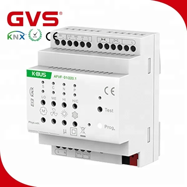 

2018 Fast delivery GVS KNX/EIB K-BUS Fancoil actuator Smart Home automation system AC remote control Fan coil controller