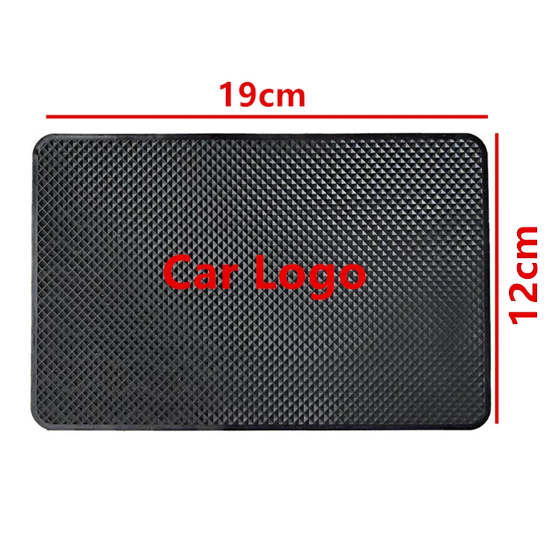 

1PCS 19*12cm Universal Car Logo Anti-Slip Mat Pad Non For Renault Mats