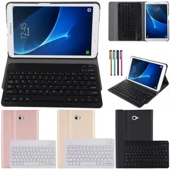 

Slim Bluetooth Keyboard Stand Case Cover For Samsung Galaxy Tab A 10.1 T580/T585