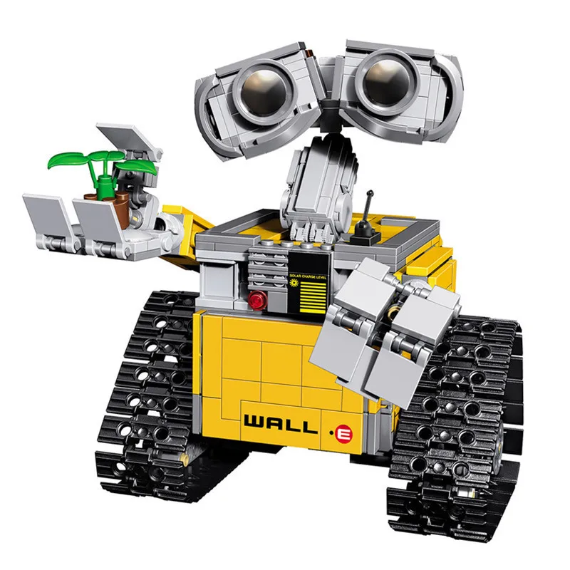 

2018 New 687pcs Idea Robot WALL E Wall-e Building Blocks Kit Toys For Children Education Gift Compatible With LegoINGlys Bricks