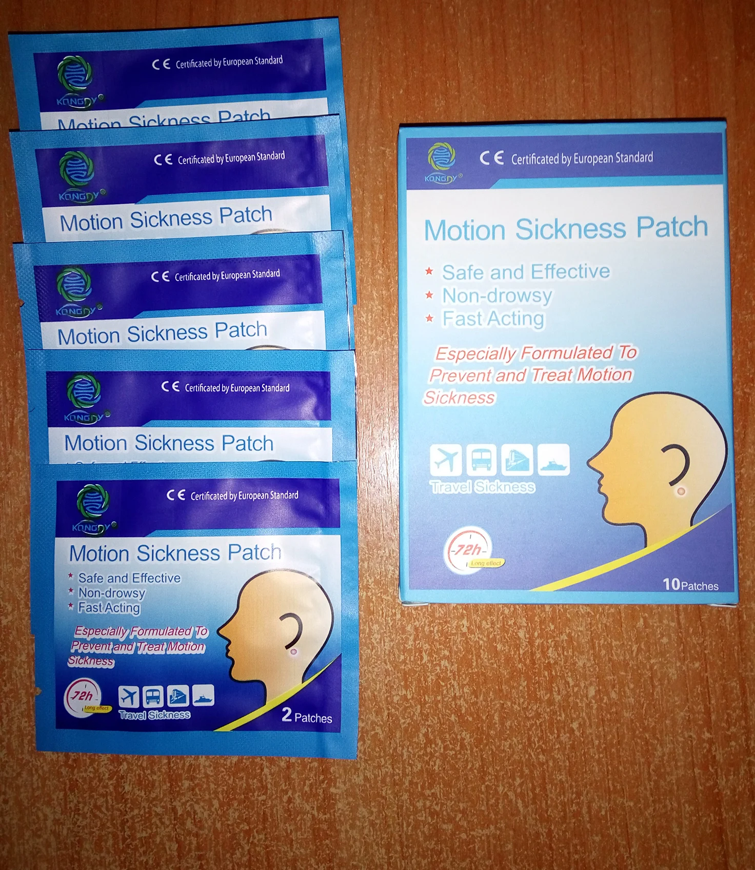 Motion Sickness Patch Topicals (10 pieces) Life Changing Products