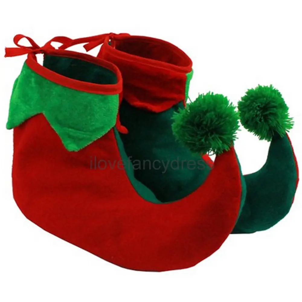 Peluche Elf Hat Cappello di Natale con Campane Deluxe Costume Accessorio
