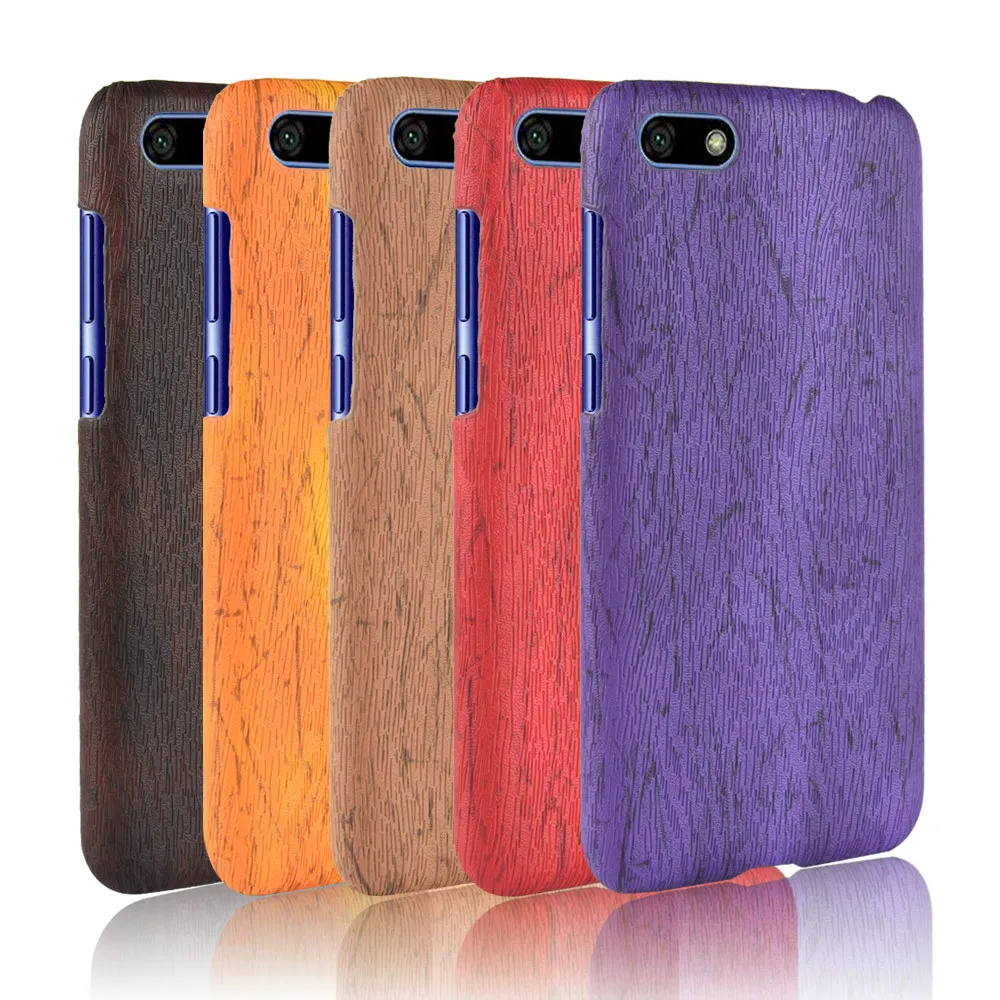 

For Huawei Honor 7A Russian Version 5.45" Case PU Leather Hard Back Cover Case For Huawei Honor 7A RU DUA-L22 Wood Phone Case
