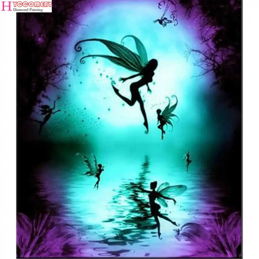 Алмазная вышивка Elf butterfly fairy DIY алмазная живопись сказочные картины Стразы