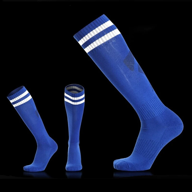 

Men Child Football Socks Boys Soccer Socks Kids Above Knee Plain Socks Long Soccer Stockings Basketball Cycling Over Knee Sock