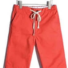 Летние корейские мужские брюки повседневные свободные из чистого хлопка