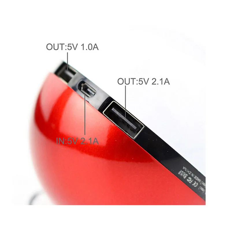 12000 mAh power bank 5 V/2.1A Dual USB выход Покемоны го; покебол зарядка портативное Внешнее зарядное устройство для телефона