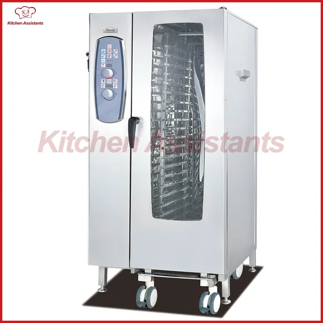 Best Price EOA20-CMP 20 trays combi steamer oven with wheel