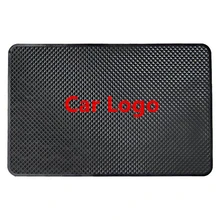 1 шт. 19*12 см Автомобильный логотип Противоскользящие коврики для BMW Mercedes Benz Audi Volkswagen Skoda Ford Buick Chevrolet Citroen peugeot