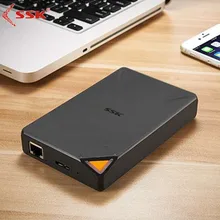 SSK Cloud SSM-F200 1TB Wireless WIFI Smart Memory Hd HDD External Hard Drives High-Capacity Hard Drives SATA for IOS for Mac