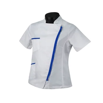 

CASACA SENORA MANGA CORTA UNIFORME LABORAL CLINICA MEDICO ENFERMERA LIMPIEZA VETERINARIA MEDICO ENFERMERA REF:820