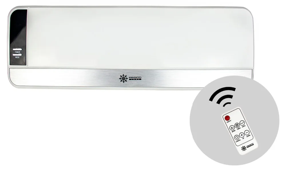 Ceramic electric heater PROFFI HOME PH9249, white