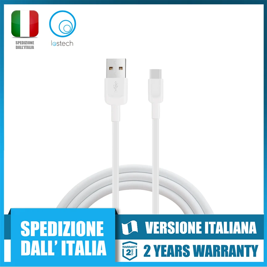 Lostech cable usb LS C01 cavo tipo c, 300cm , carica rapida, spedize