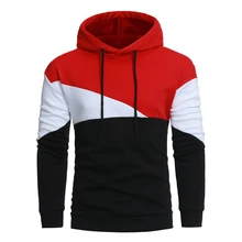 2017 Spring Leisure Mens Hooded Sweatering Stitching Men’s Coats Hoodies Sweatshirts