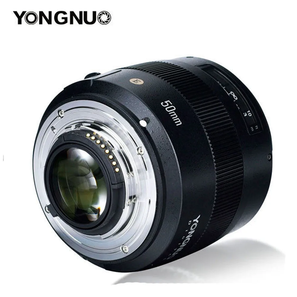 Объектив YONGNUO YN50MM 50 мм F1.4N F1.4 E Standard Prime AF/MF для Nikon D3400 D5300 D7200 D750 D5600 D3200 D7100 D3300