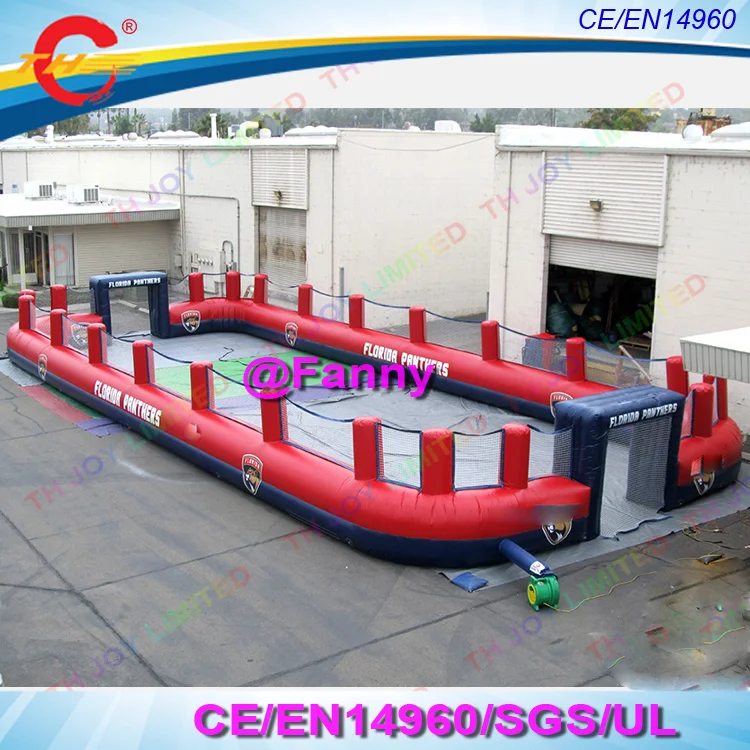 Free Air Shipping To Door Portable Giant Inflatable Hockey Rink