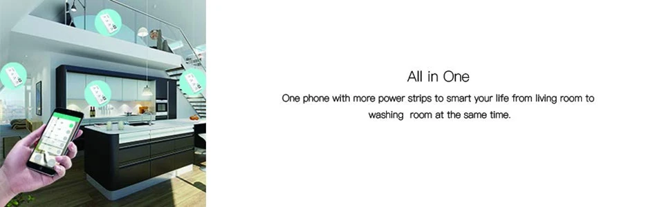 WiFi Smart Power Strip with Alexa1.1