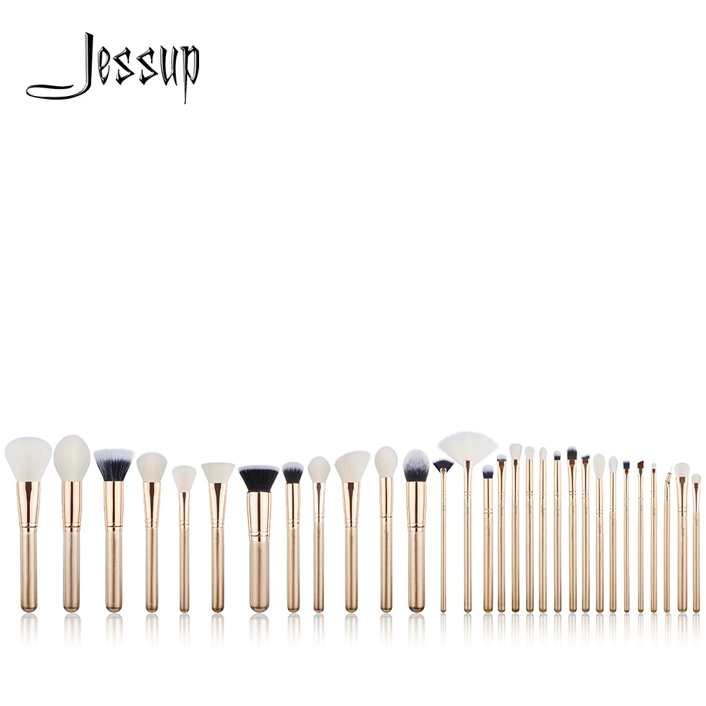 Jessup brushes 30PCS Golden/ Rose Gold Professional Makeup brushes set Beauty tools Make up brush POWDER FOUNDATION EYESHADOW Jessup brushes 30PCS Golden/ Rose Gold Professional Makeup brushes set Beauty tools Make up brush POWDER FOUNDATION EYESHADOW