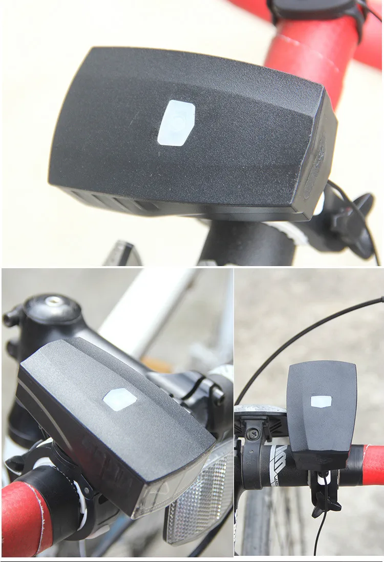 Smart Bicycle Light + Bike Bell USB Charging Bike Horn Light Headlight Waterproof Cycling Led Light Bicycle Accessories371824 (4)