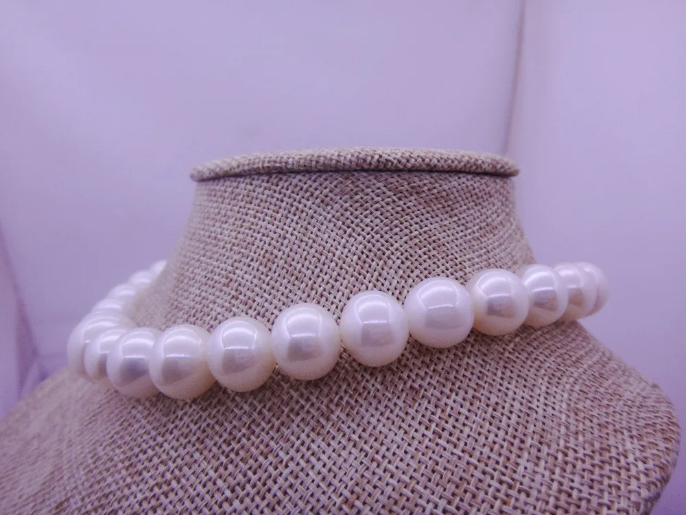 

18"10-11MM NATURAL SOUTH SEA WHITE PERFECT PEARL NECKLACE AAAAA FREE BLEMISHES>>>girls choker necklace pendant Free shipping