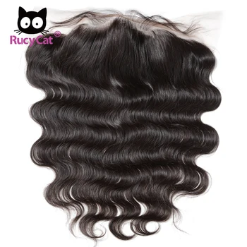 

Free Part Human Hair 13x4 Transparent Lace Frontal Closure Body Wave Virgin Hair Pre plucked Hairline With Baby Hair Extension